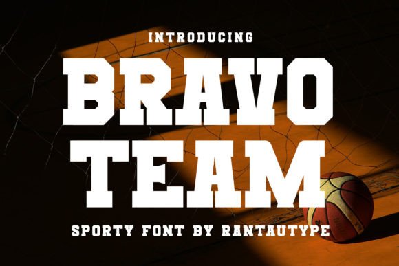 Bravoteam: A Dynamic Display Font for High-Energy Design Projects
