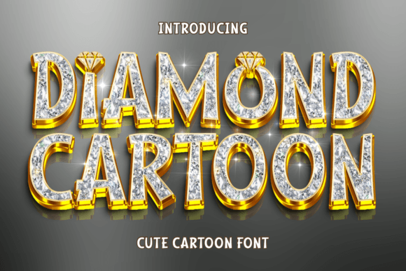 Diamond Cartoon: Strategic Typography for Brand Personality and Visual Impact