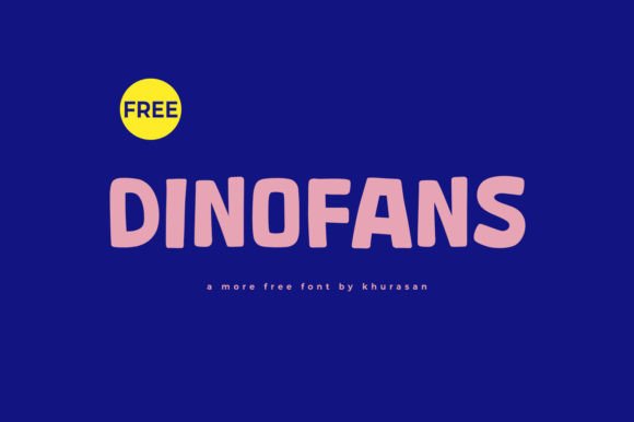 Dinofans: A Playful Yet Professional Display Font for Modern Design Projects