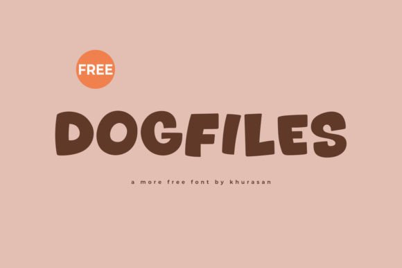 Dogfiles: Elevating Visual Identity with a Modern, Cute Display Font