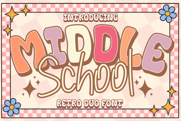 Embrace the Groove with Middle School Font