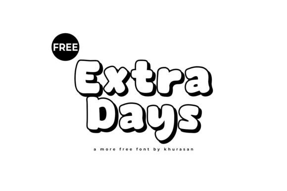 Extra Days: Elevating Modern Design with Playful Typography
