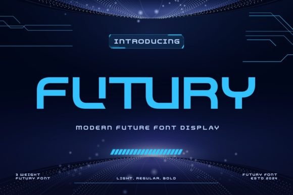 Futury: The Modern Font for Bold Designs
