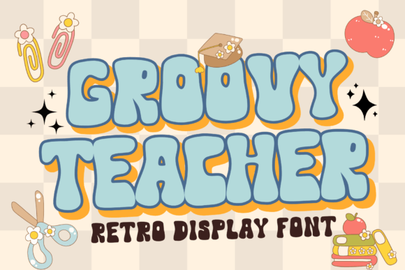 Groovy Teacher: Retro Style for Modern Design