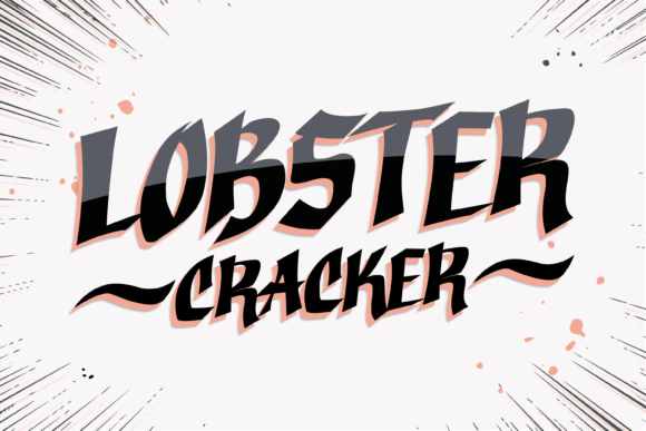 Lobster Cracker: Whimsical Font for Playful Designs