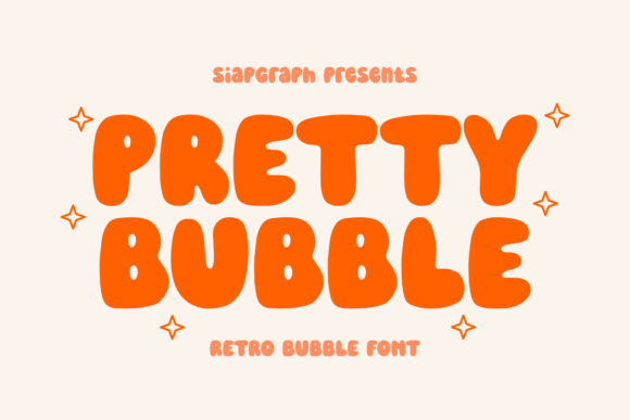 Pretty Bubble: The Retro Font That Brings Joy to Every Design Project