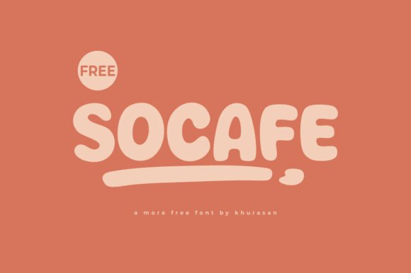 Socafe: The Cute Display Font for Modern Designs