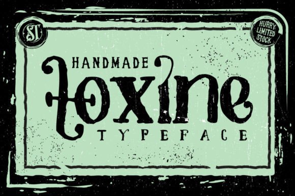 Toxine: Elevating Creative Design with a Unique Display Font
